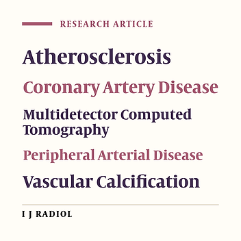 Lower Extremity Arterial Calcification as a Predictor of Coronary Atherosclerosis in Patients with Peripheral Arterial Disease