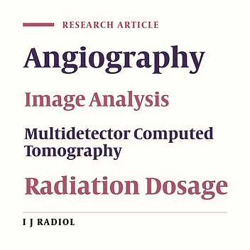 Radiation Dose and Image Quality Assessment of the Bolus Timing Method for CT Angiography