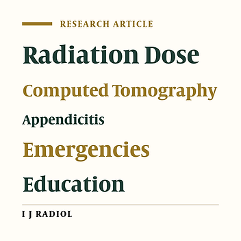 Diagnostic Performance on Low Dose Computed Tomography For Acute Appendicitis Among Attending and Resident Radiologists