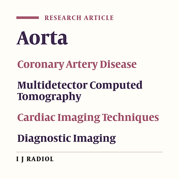 Assessment of the Coronary Artery in High-Pitch, Dual-Source CT Aortography Without ECG Synchronization