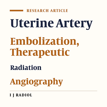 Comparing Ovarian Radiation Doses in Flat-Panel and Conventional Angiography During Uterine Artery Embolization: A Randomized Clinical Trial