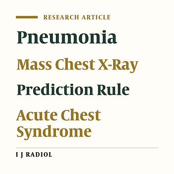 Clinical and Laboratory Findings in Patients with Acute Respiratory Symptoms that Suggest the Necessity of Chest X-ray for Community-Acquired Pneumonia