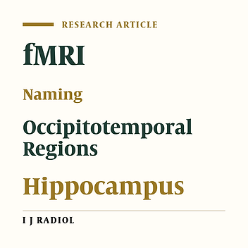 Neural Correlates of Visual Confrontation Naming in Persian-Speaking Individuals: An fMRI Study