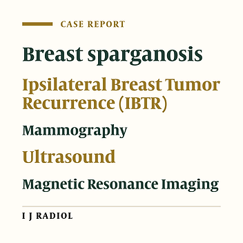 Breast Sparganosis Mimicking Ipsilateral Breast Tumor Recurrence in a Patient with a History of Breast Conserving Surgery: A Case Report