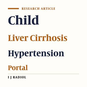 Association Between Portal Vein Color Doppler Findings and the Severity of Disease in Cirrhotic Patients With Portal Hypertension
