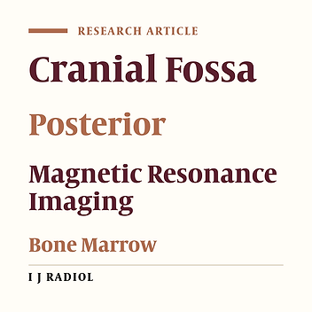 Magnetic Resonance Imaging of the Clivus and Its Age-Related Changes in the Bone Marrow
