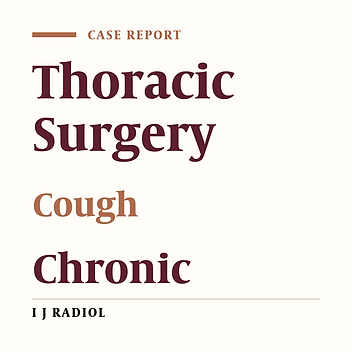 A Rare Cause of Chronic Cough: Intrathoracic Gossypiboma