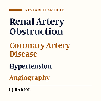 Renal Artery Stenosis and Its Predictors in Hypertensive Patients Undergoing Coronary Artery Angiography