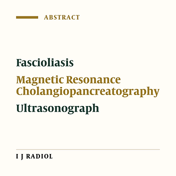 MRCP Findings of Hepatobiliary Fascioliasis : A Case Report