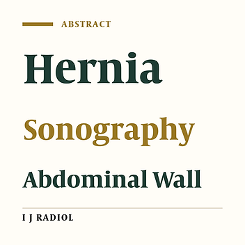 Ultrasound Technique in Evaluation of Abdominal Wall Hernia