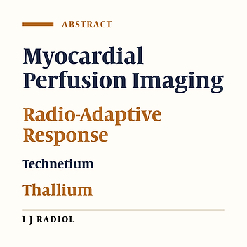 Does Myocardial Scan with Technetium Lead to Radio Adaptive Response Among Patients Who Are Undergoing Thallium Scan? (Cytogenetic Study)