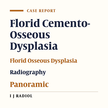 Florid Cemento-Osseous Dysplasia: Report of Three Symptomatic Cases