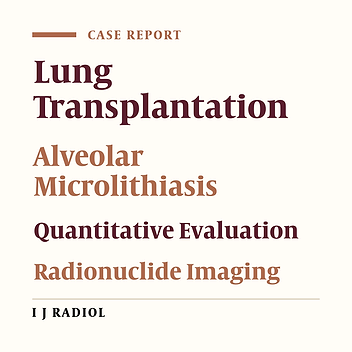 Detection of Pulmonary Artery Stenosis After Single-Lung Transplantation by Quantitative Pulmonary Perfusion Scintigraphy