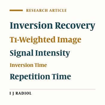 The Effect of Repetition Time on the Maximum Linear Relationship Between Contrast Agent Concentration and Signal Intensity on T1-Weighted Image Using Inversion Recovery (IR) Sequence