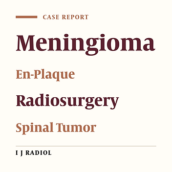 En-Plaque Meningioma Completely Encircling the Cervical Cord: Case Report