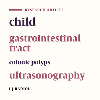Diagnosis of Colorectal Polyps by Hydrocolonic Sonography in Children with Rectal Bleeding
