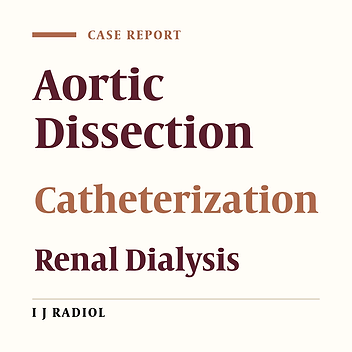 Aortic Dissection: Unusual and Rare Complication during Subclavian Vein Catheterization in a Hemodialysis Patient