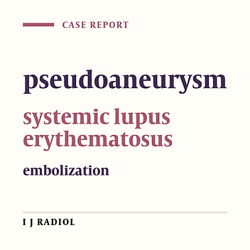 Embolization for Hemorrhagic Multiple Intrarenal Microaneurysms Following Percutaneous Renal Biopsy in A Patient with Systemic Lupus Erythematosus