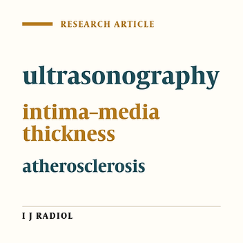 Ultrasonic Measurement of Carotid Intima–Media Thickness in a Group of Iranian with No Cardiovascular Risk Factors