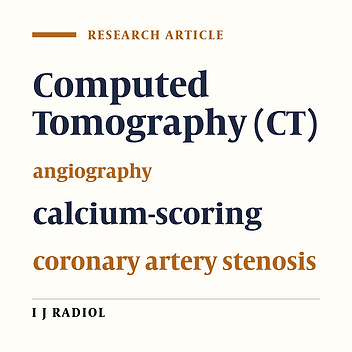 Agreement Determination between Coronary Calcium-Scoring and Coronary Stenosis Significance on CT-Angiography