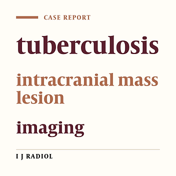 Tuberculous Meningoencephalitis: Intracranial Tumoral Presentation