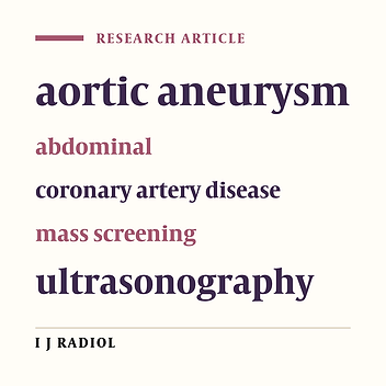 Ultrasonographic Screening for Abdominal Aortic Aneurysm in Iranian Candidates of Coronary Artery Bypass Graft