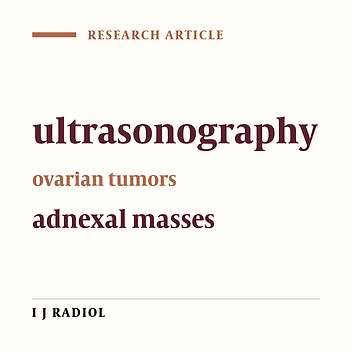 The Diagnostic Accuracy of Abdominal Ultrasound Imaging for Detection of Ovarian Masses