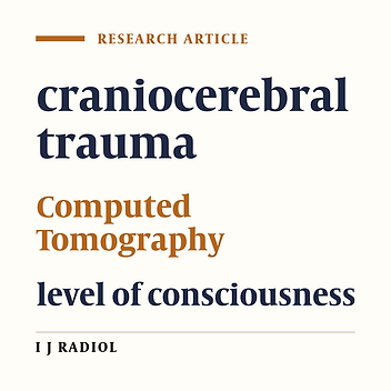 Correlation of CT Scan Findings with the Level of Consciousness in Acute Head Trauma
