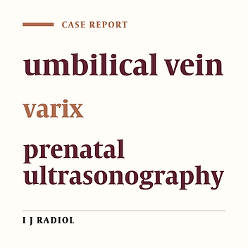 Prenatal Diagnosis of Fetal Umbilical Vein Varix in An Intracytoplasmic Sperm Injection Conception: A Case Report