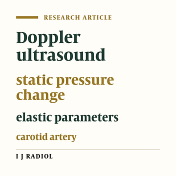 Application of Static Pressure Change in Estimation of Elastic Parameters of Rabbit's Artery by Doppler Ultrasound