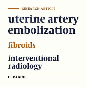 Uterine Artery Embolization for Symptomatic Uterine Fibroids: a Prospective Study on 102 Patients in Iran