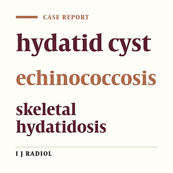 Widespread Hydatidosis of Sacroiliac Bones and Retroperitoneum A Case Report