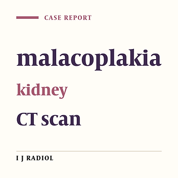 Malacoplakia as a Renal Mass