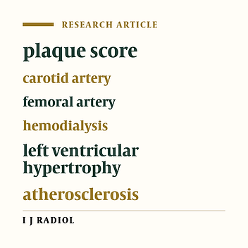 Calcified Plaques in Carotid and Femoral Arteries in Association with Left Ventricular Hypertrophy and Ejection Fraction in Hemodialysis Patients