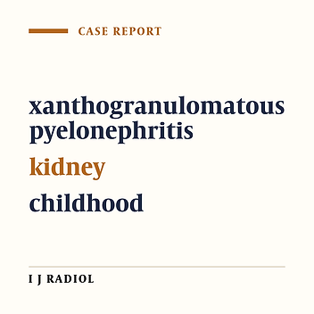 Xanthogranulomatous Pyelonephritis in a Child