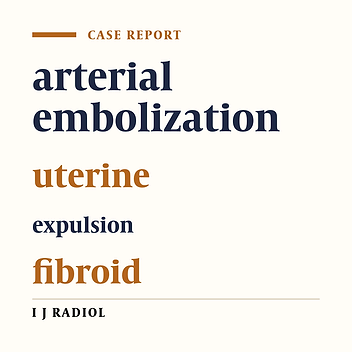 A Case of Massive Uterine Bleeding due to Fibroid Expulsion after Uterine Artery Embolization: Control of Bleeding by Re-embolization