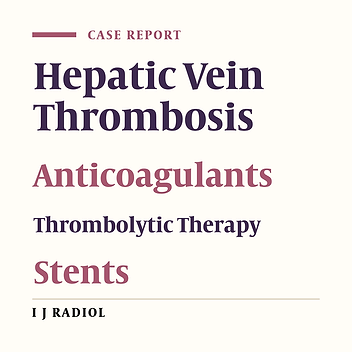 Combination of Thrombolytic Therapy and Angioplastic Stent Insertion in a Patient with Budd-Chiari Syndrome Report of a Case