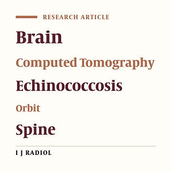 Hydatid Disease of the Central Nervous System Imaging Characteristics and General Features