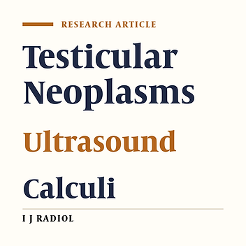 Cover image of the article: Testicular Microlithiasis Is it a pre-cancerous state?