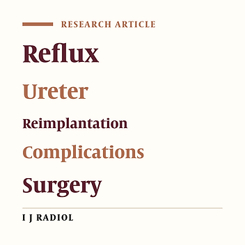 Hook Phenomenon Intermittent distal ureteral obstruction following reimplantation