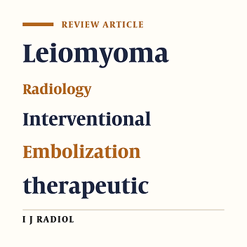 Uterine Fibroid Embolization
