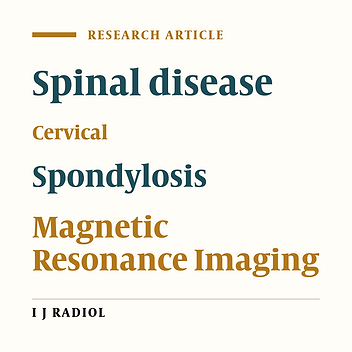 MRI Findings of Cervical Spine Lesions among Symptomatic Patients and Their Risk Factors