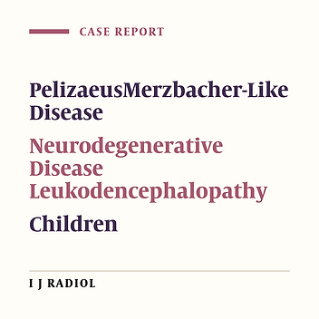 New Mutation of Pelizaeus­-Merzbacher-Like Disease; A Report from Iran