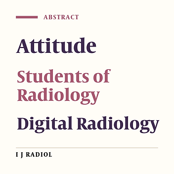 The Investigation of Lorestan University of Medical Sciences Radiology Students Attitude Toward Digital Radiology