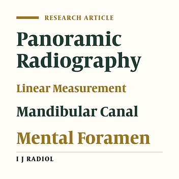 Evaluation of the Accuracy of Panoramic Radiography in Linear Measurements of the Jaws