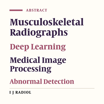 Abnormality Detection in Musculoskeletal Radiographs by DenseNet and Inception-v3