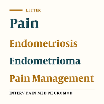 Pain Management in Endometriosis