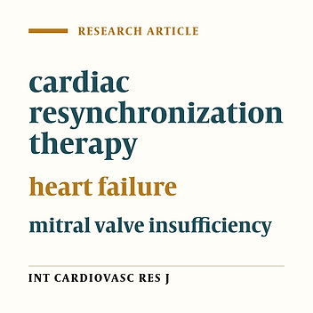 Determinants and Clinical Outcomes of Functional Mitral Regurgitation Improvement Following Cardiac Resynchronization Therapy