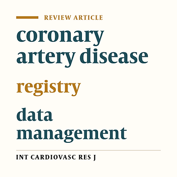 Designing the Coronary Artery Disease Registry with Data Management Processes Approach: A Comparative Systematic Review in Selected Registries
