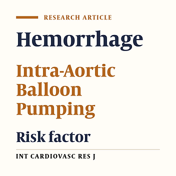 The Factors Predicting Retroperitoneal Hematoma Following Intra- Aortic Balloon Pump Insertion Site Injury